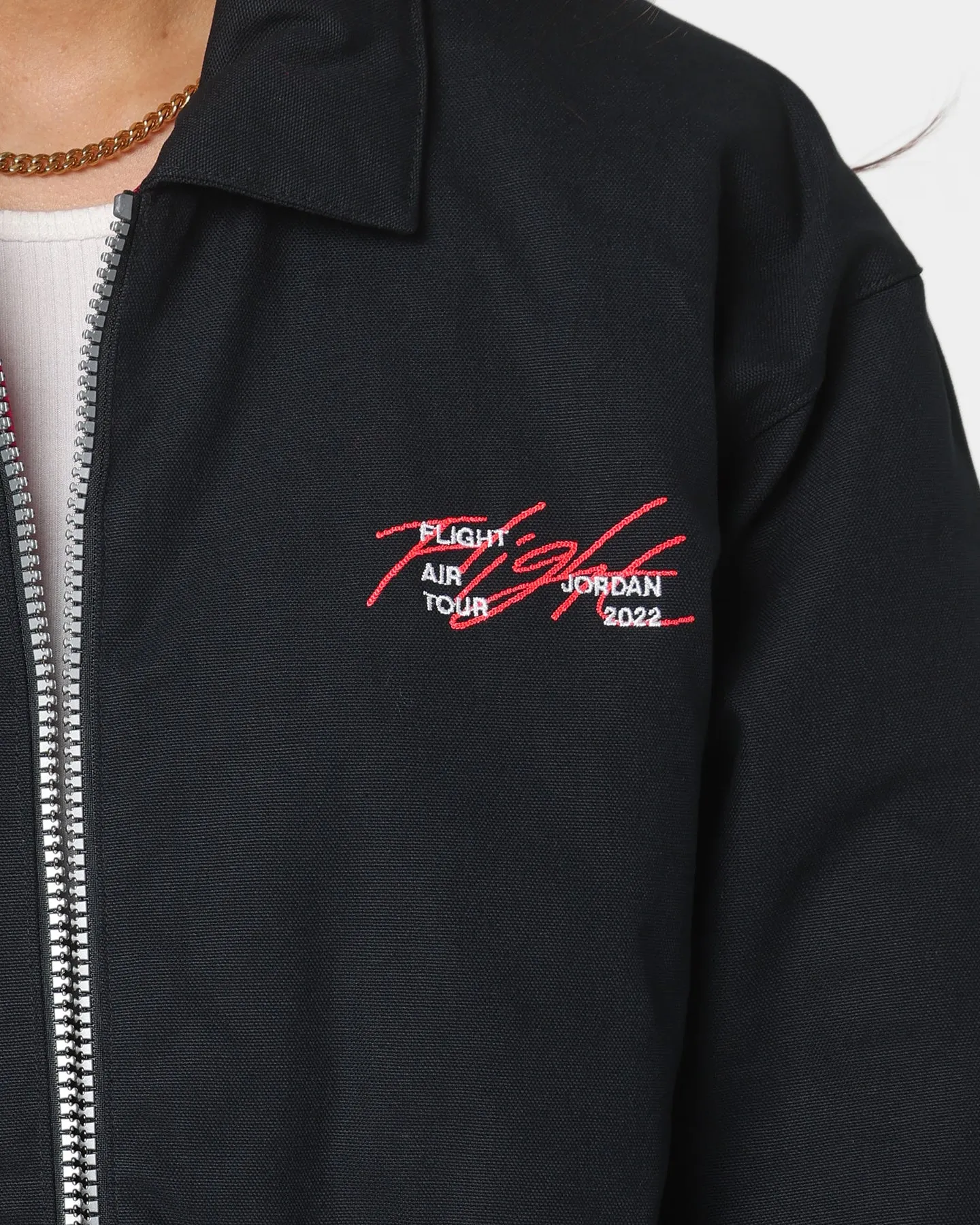 Four Way Stretch Fabric Jordan Jordan Flight Heritage Jacket Black/Mystic Hibiscus