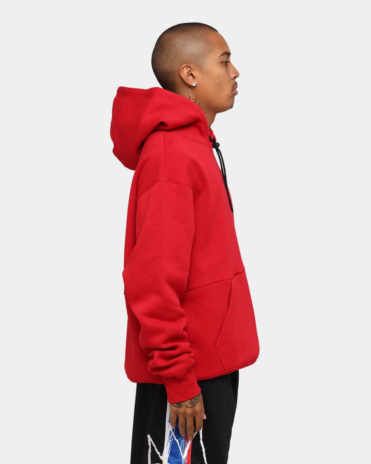 Slide Strap Waistband Exhibit Jordan Jumpman Air Hoodie Gym Red