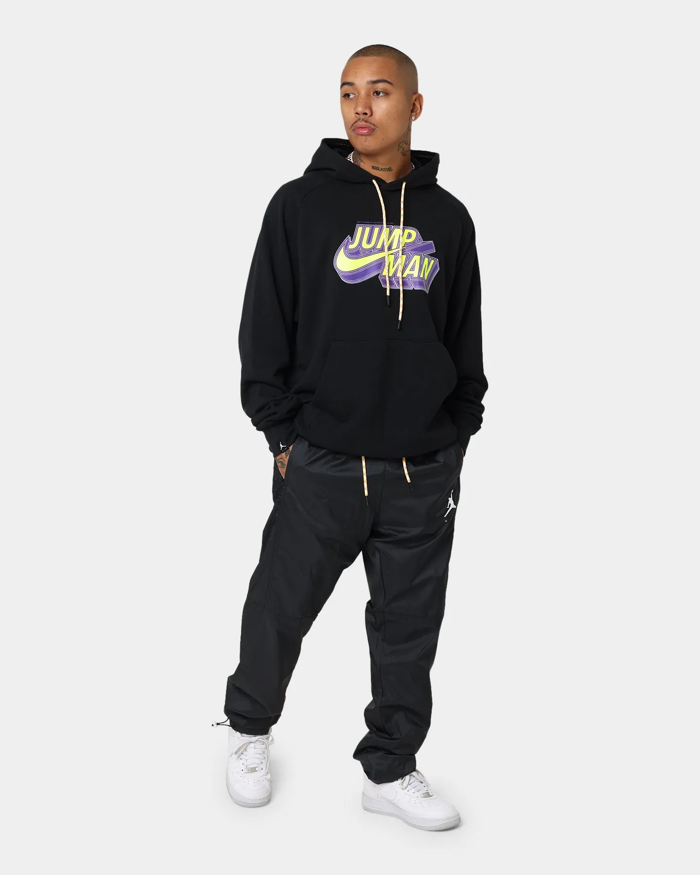 Trendy Jordan Jumpman Fleece Pullover Hoodie Black
