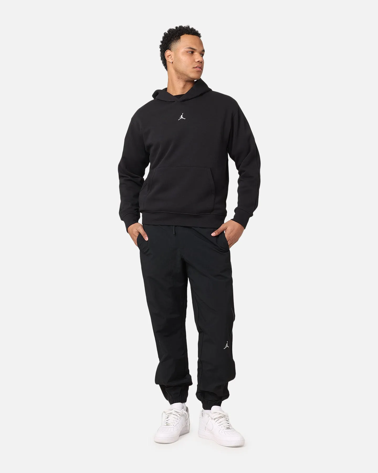 Jordan Jumpman MVP Statement Fleece Pullover Hoodie Black/Sail Equity