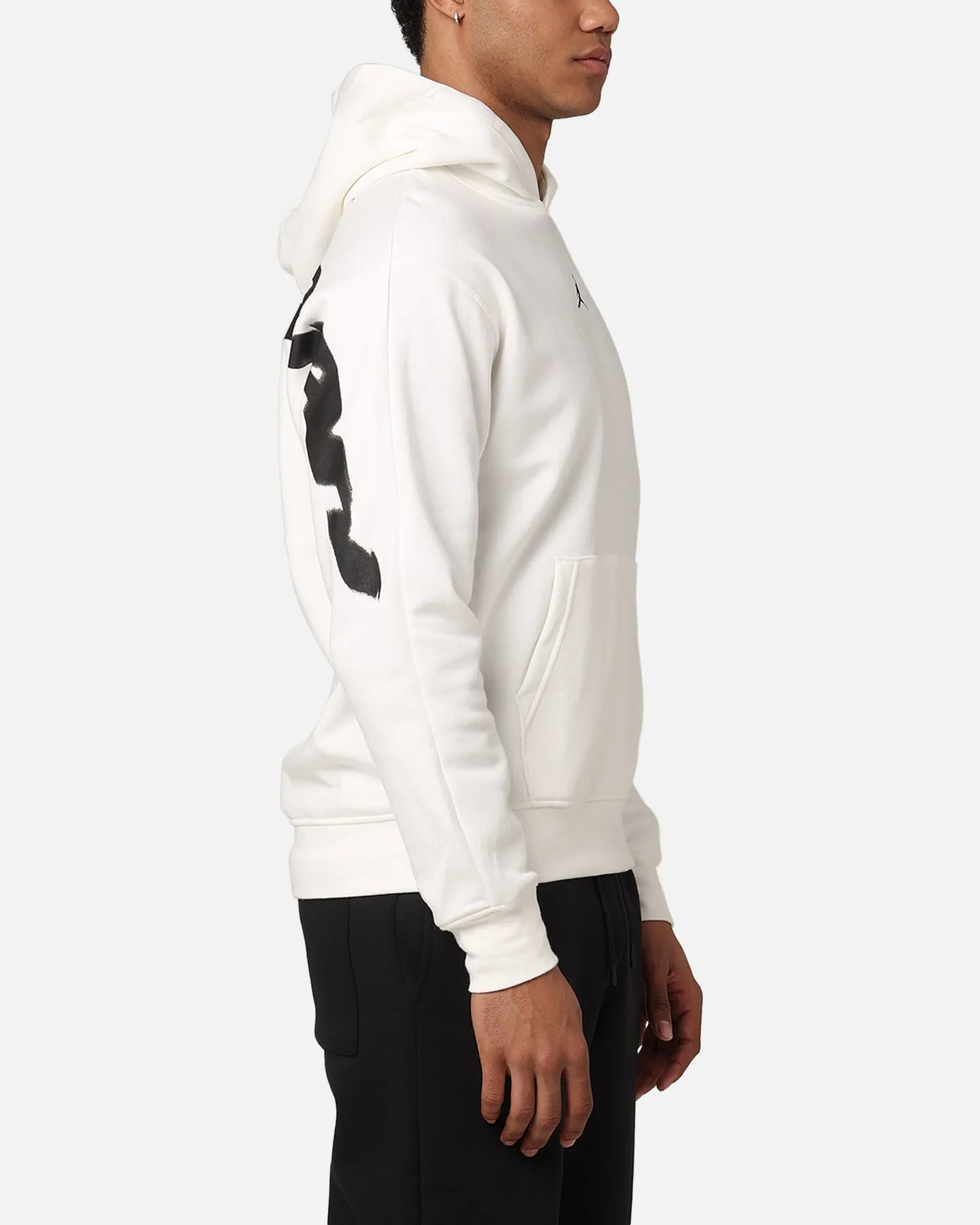 Jordan Jumpman MVP Statement Fleece Pullover Hoodie Sail/Black/Black Seamless Seams