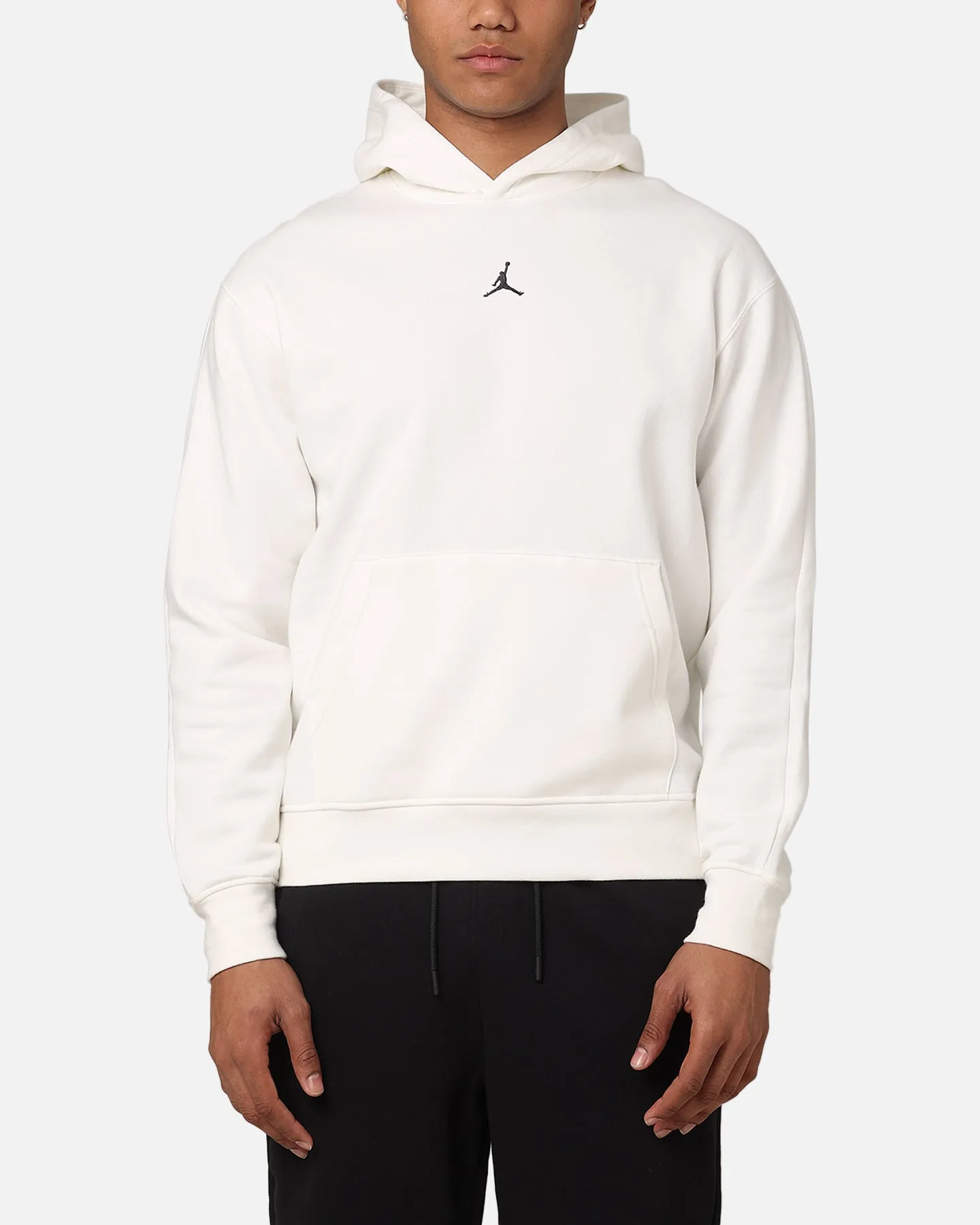 Jordan Jumpman MVP Statement Fleece Pullover Hoodie Sail/Black/Black Condition