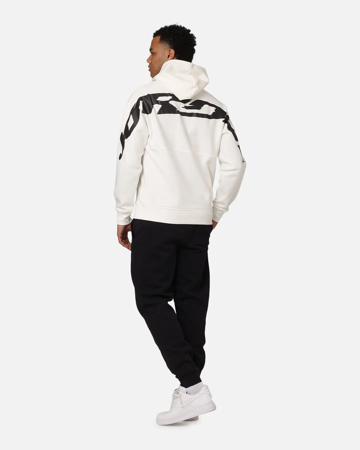 Jordan Jumpman MVP Statement Fleece Pullover Hoodie Sail/Black/Black Quick Layering Double Layer Design