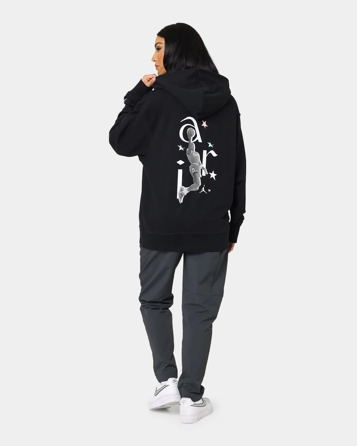 Jordan Sport DNA Fleece Hoodie Black Wilderness windy