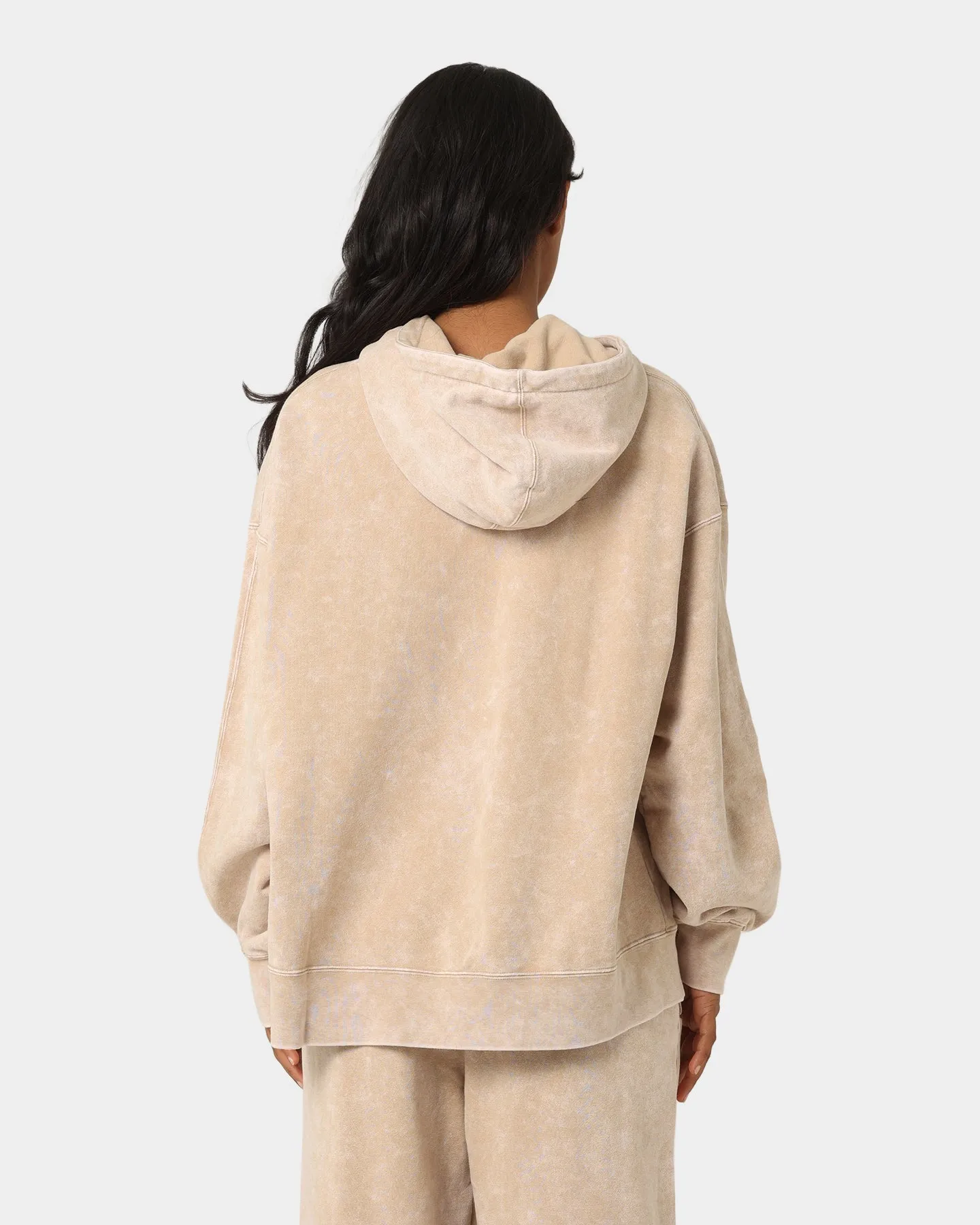 Jordan Women's Flight Fleece Washed Hoodie Desert Warm Document