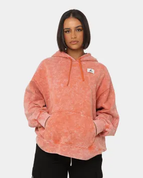 suitable for winter sports Jordan Women's Jordan Flight Fleece Washed Hoodie Light Sienna
