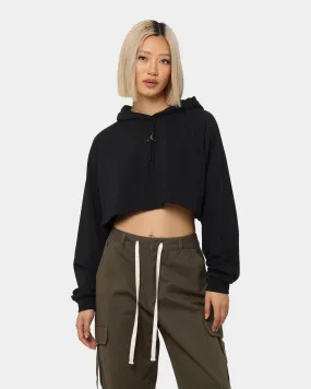 Beach Jordan Women's Jordan Sport Crop Fleece Pullover Black