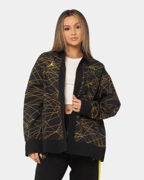 Jordan Women's Jordan X Paris Saint-Germain Anthem Jacket Black/Tour Yellow AntiStaticLining