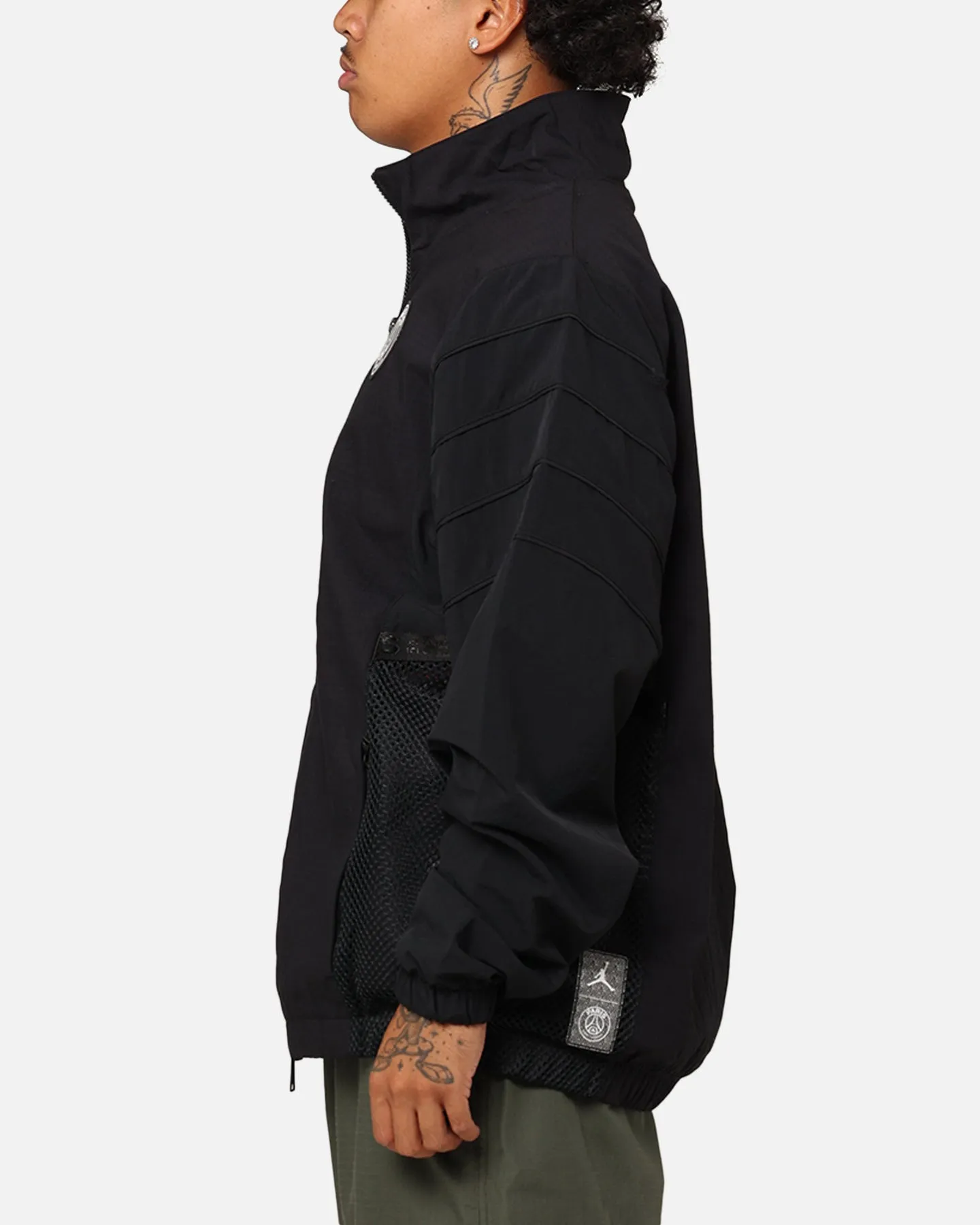 college Jordan X Paris Saint-Germain Anthem Jacket Black/White