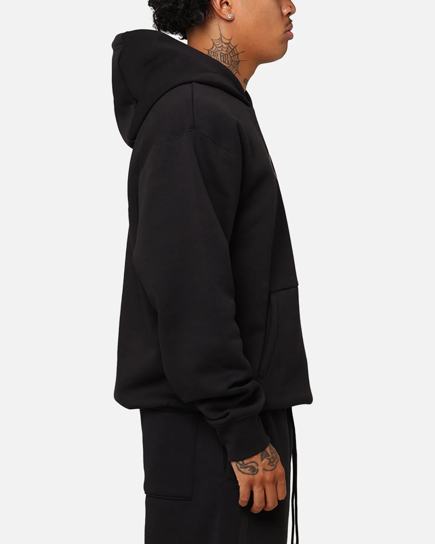 concert - goers Smart Look Jordan X Paris Saint-Germain Fleece Pullover Hoodie Black/Cargo Khaki