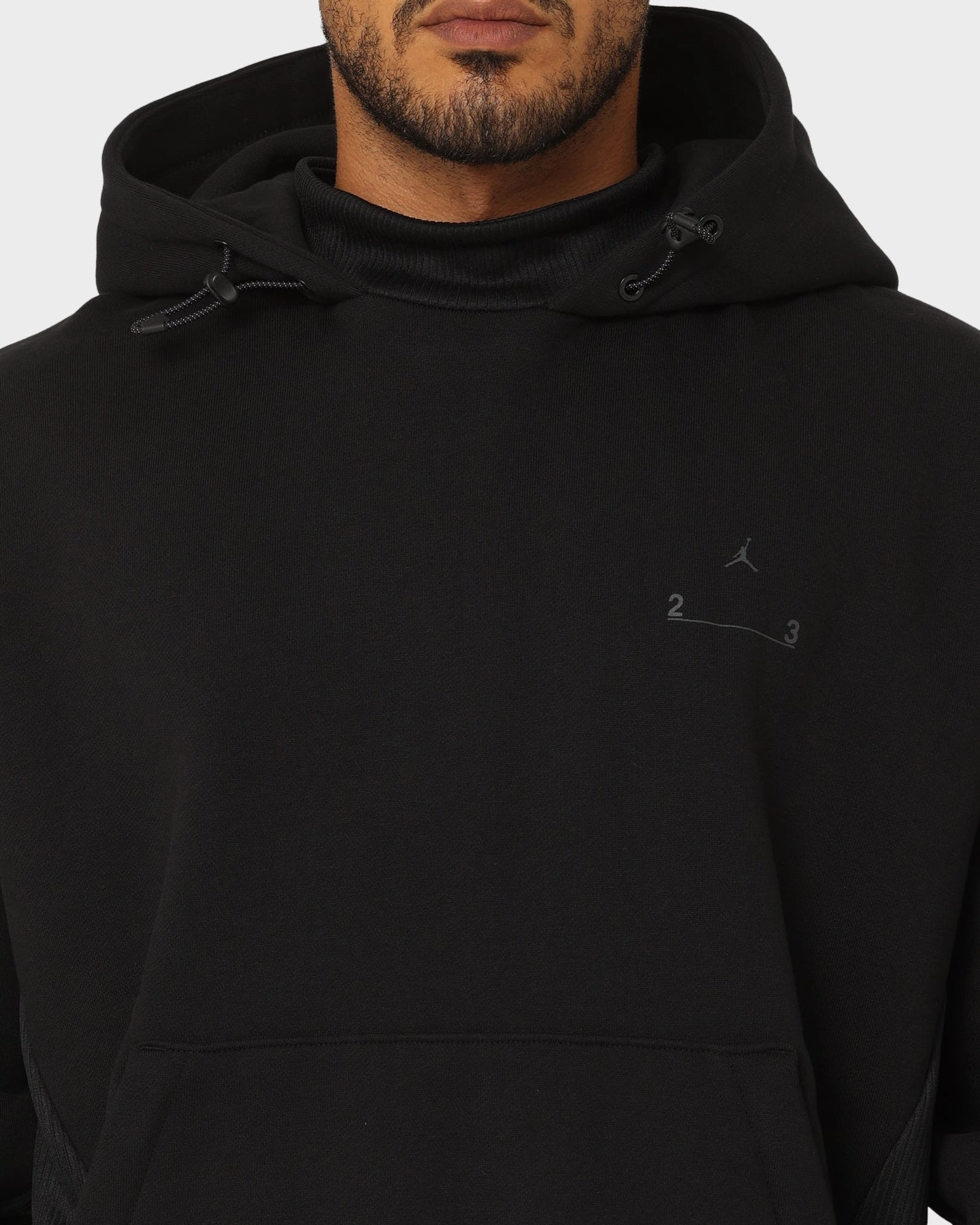 Jordan 23 Engineered Statement Fleece Pullover Hoodie Black Thermal Insulation hat