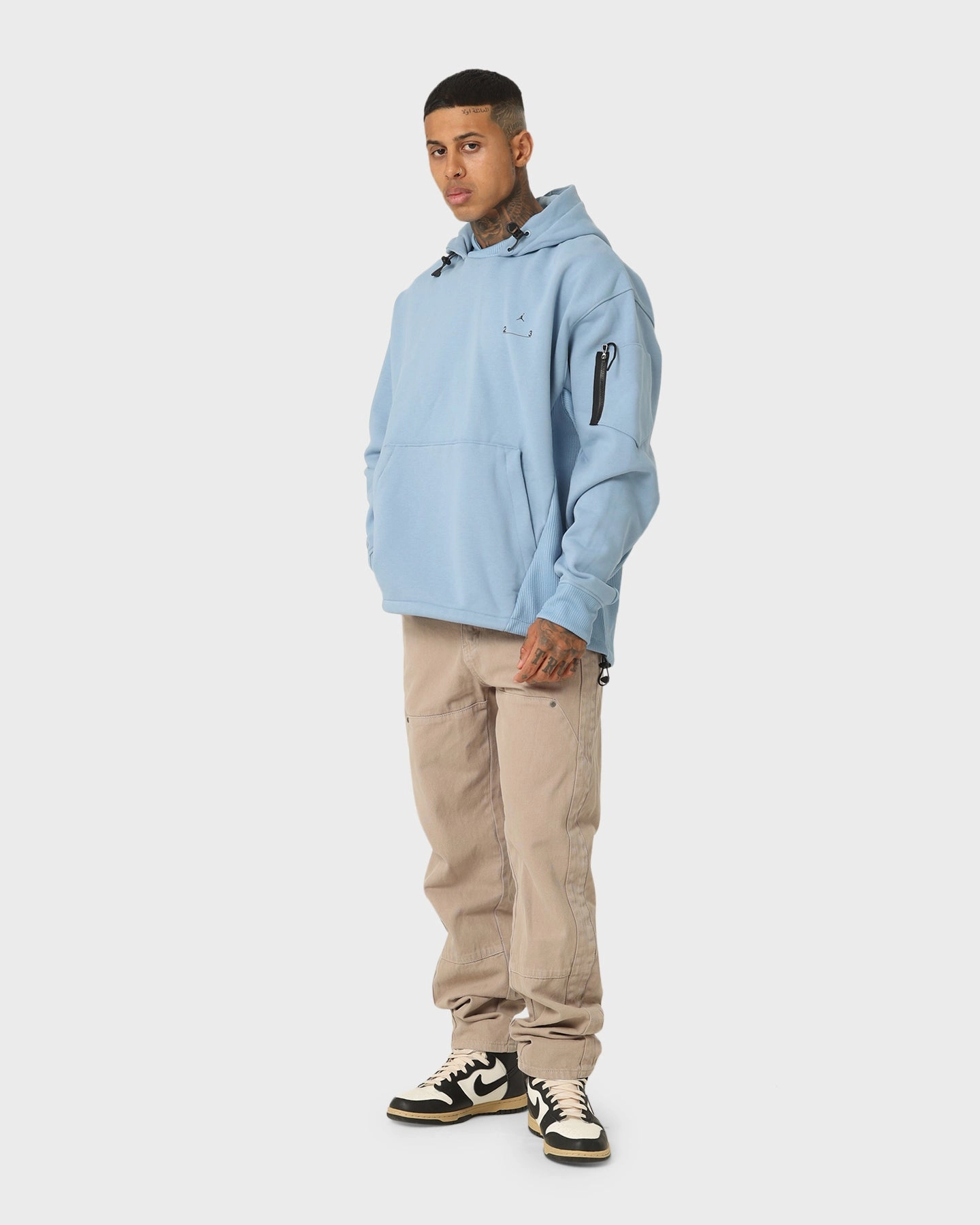 Promote Jordan 23 Engineered Statement Fleece Pullover Hoodie Chambray