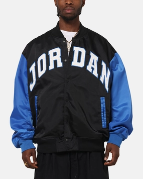 Calendar Urban Wear Jordan Brooklyn Collegiate Varsity Jacket Black/Blue