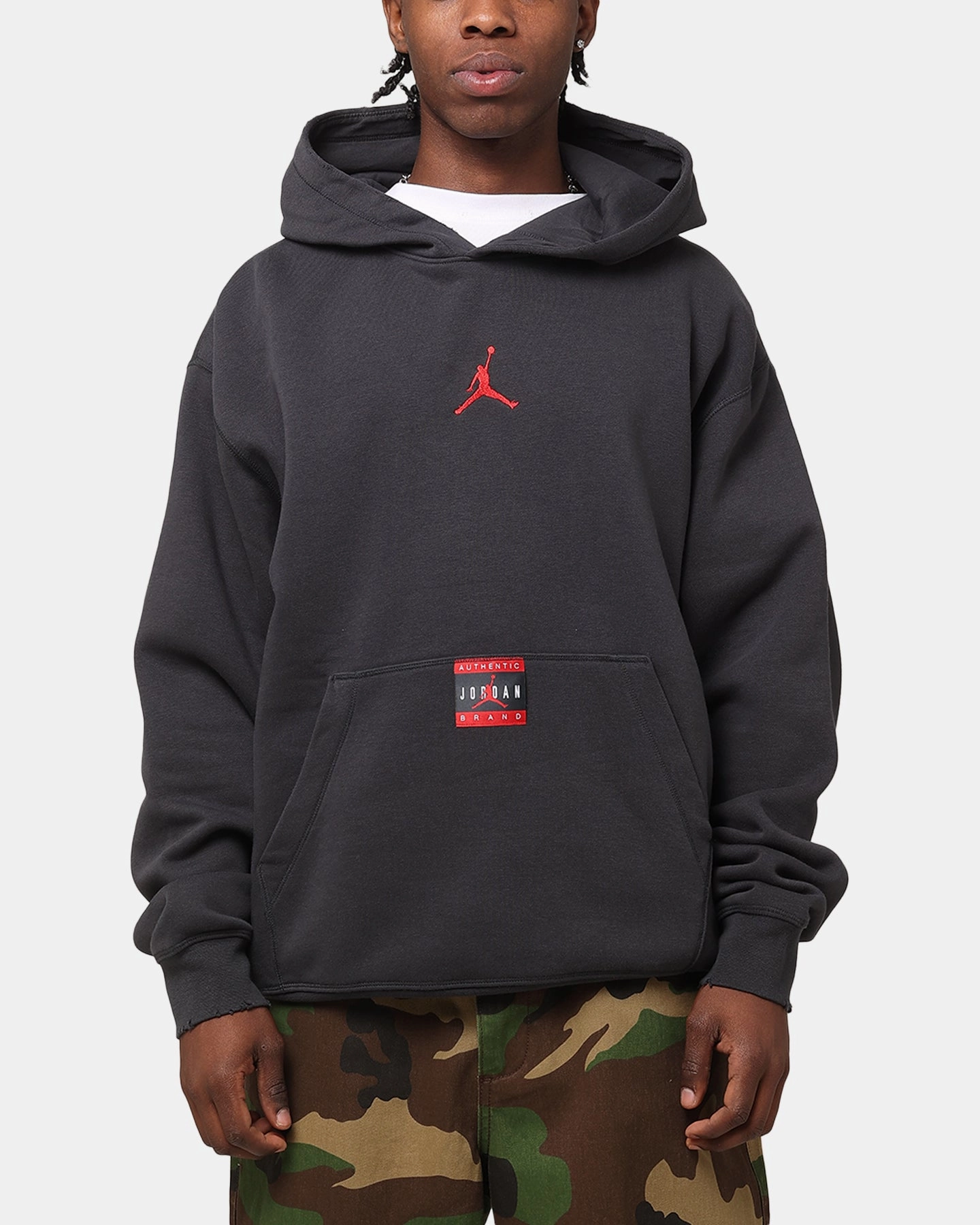 concert Jordan Brooklyn Fleece Pullover J Day Hoodie Off Noir/Gym Red