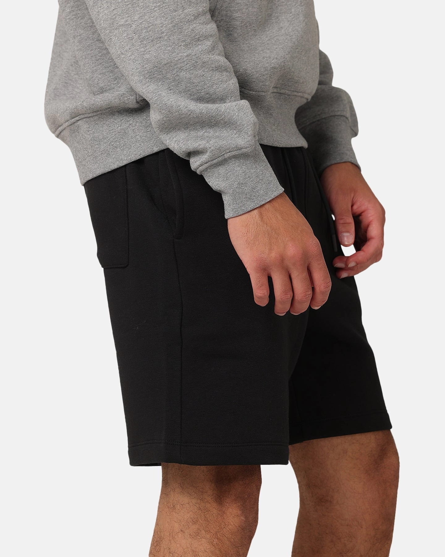 QuickAccessPockets MoistureWickingLining Jordan Brooklyn Fleece Shorts Black/White
