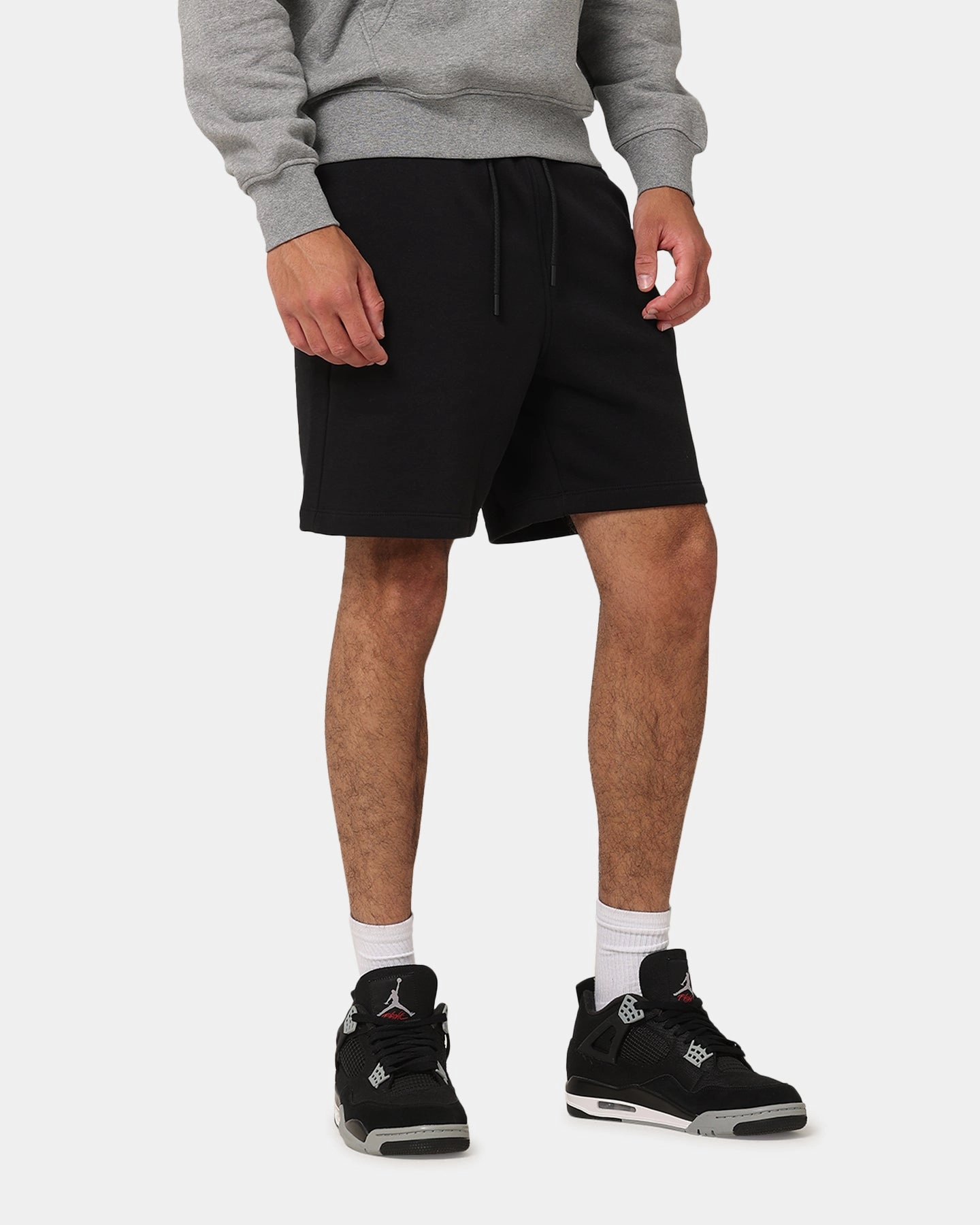 Moisture Controlled Lining Jordan Brooklyn Fleece Shorts Black/White