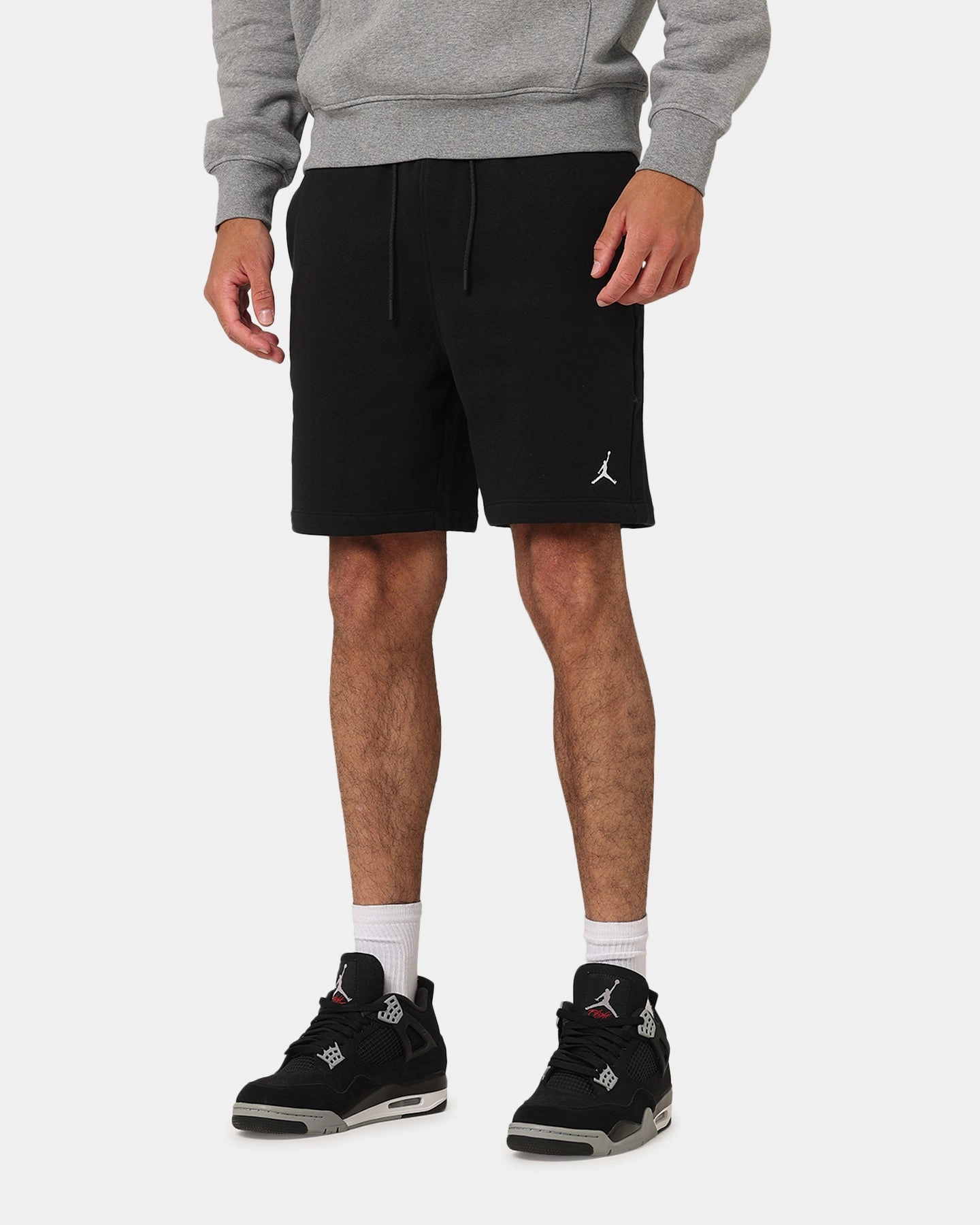 Jordan Brooklyn Fleece Shorts Black/White Outdoor Ready tank top