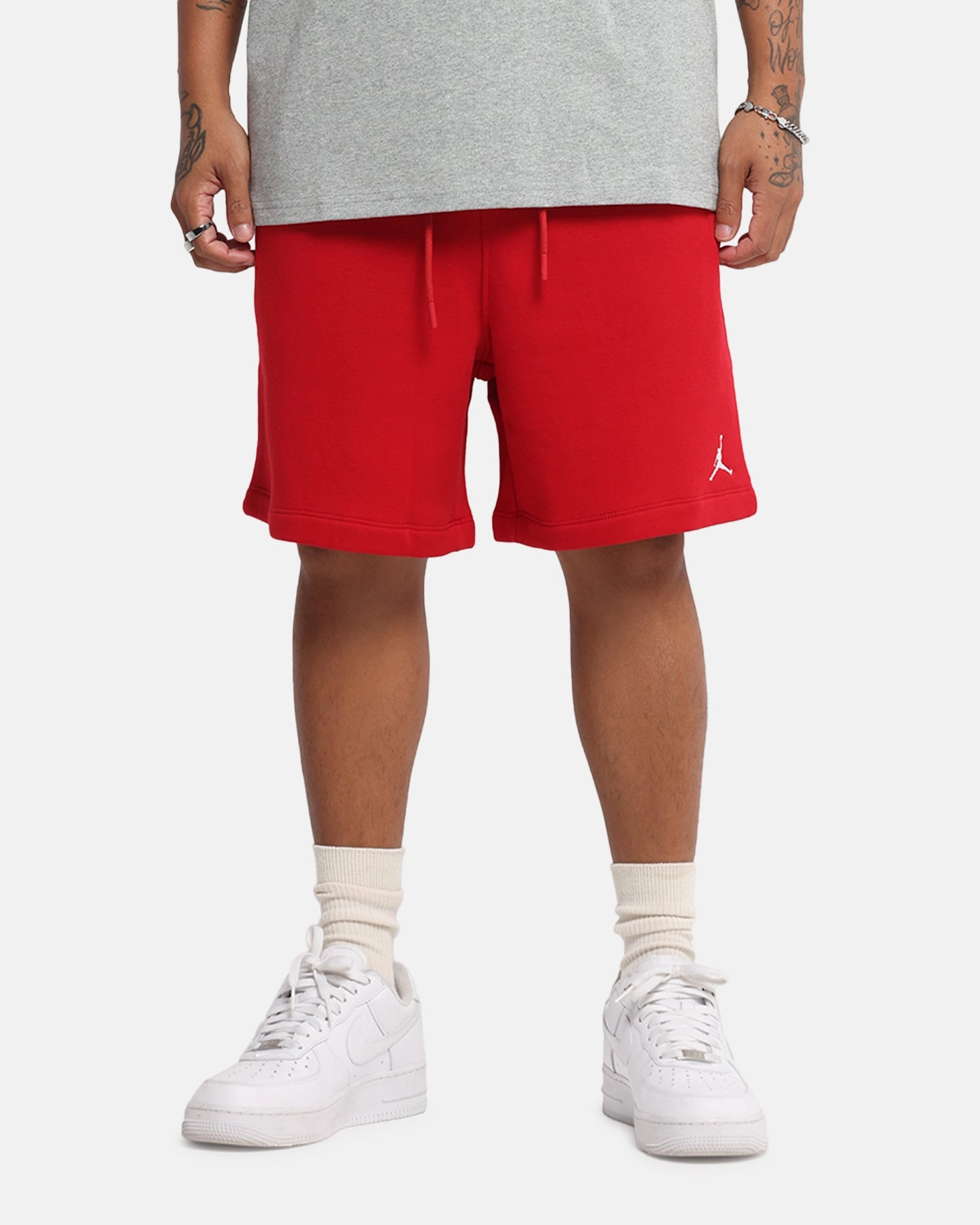 Jordan Brooklyn Fleece Shorts Gym Red/White outdoor concert style