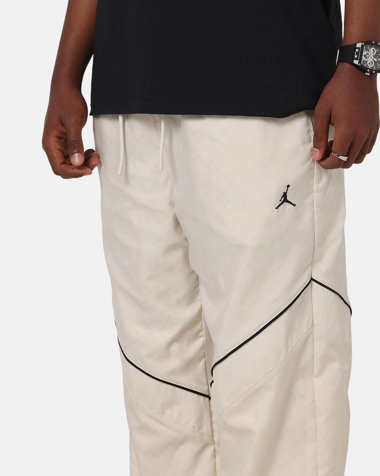 Anti Friction Lining Jordan Brooklyn Printed Draft Pants Lt Orewood Brown