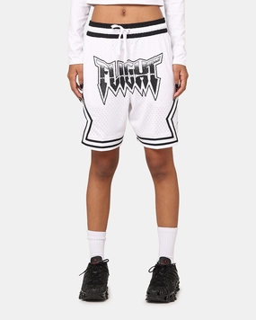 Jordan Dri-Fit Diamond Shorts White/Black Anti Static Fabric