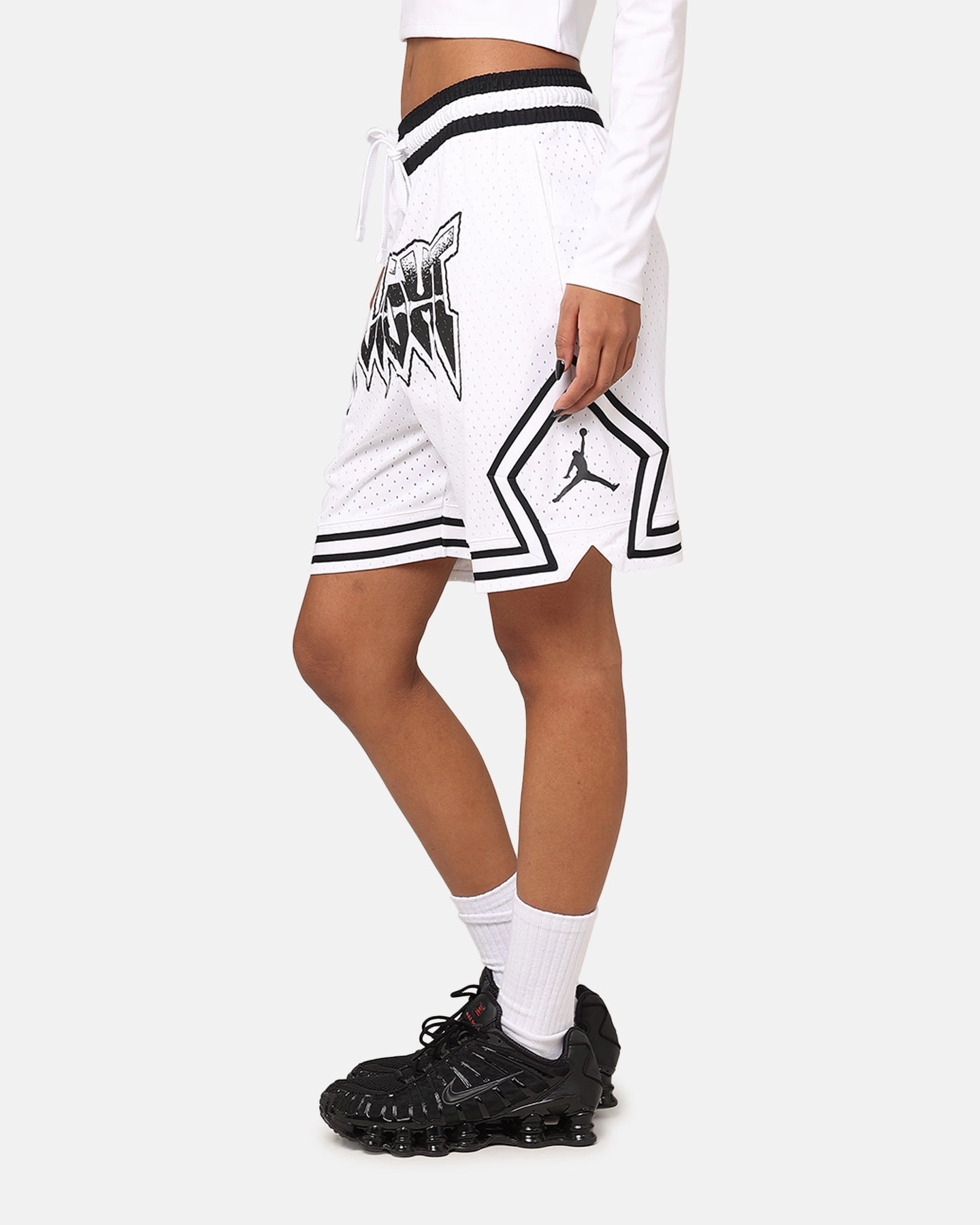 Cycling shorts Jordan Dri-Fit Diamond Shorts White/Black