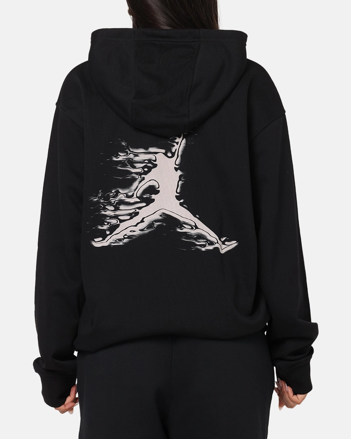 Jordan Dri-FIT Graphic Pullover Hoodie Black/White cruise vacation
