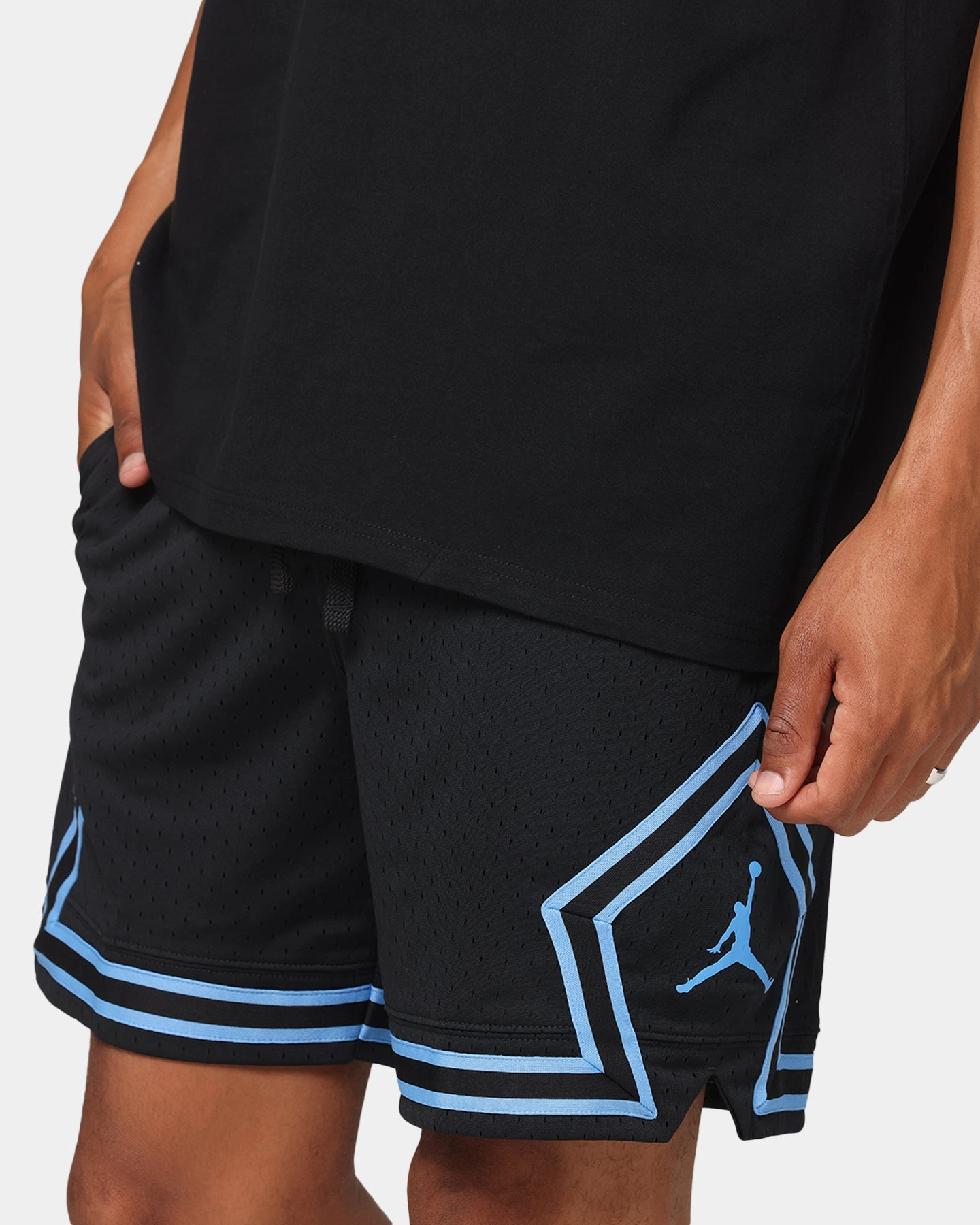DIY project shorts set Jordan Dri-FIT Sport Diamond Shorts Black/Blue