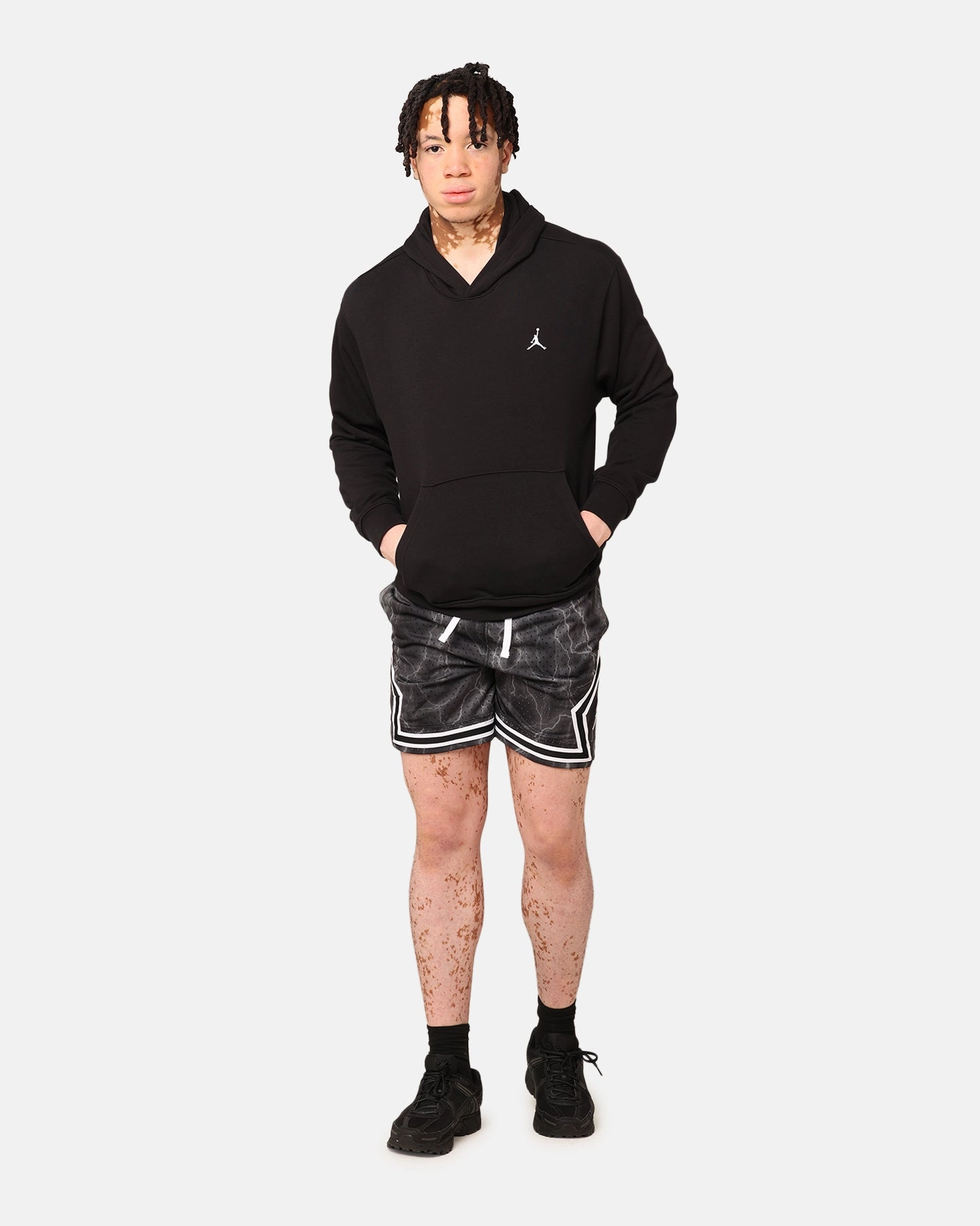 Sports use Jordan Dri-FIT Sport Diamond Shorts Black/White