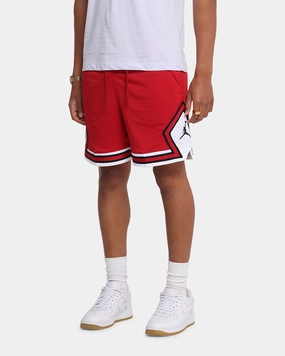 Stretchable Jordan Dri-FIT Sport Diamond Shorts Gym Red/White