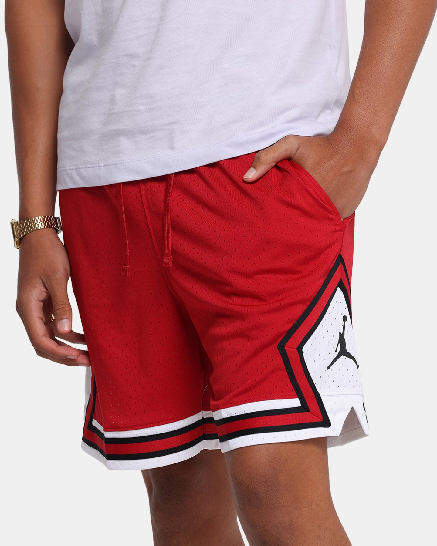 Jordan Dri-FIT Sport Diamond Shorts Gym Red/White Athletic Look