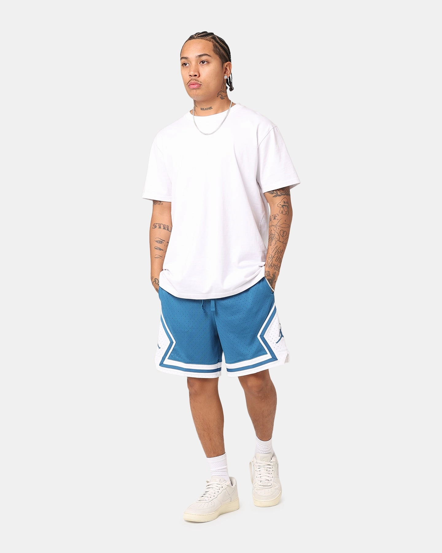 Jordan Dri-FIT Sport Diamond Shorts Industrial Blue Budget - friendly Fresh Look