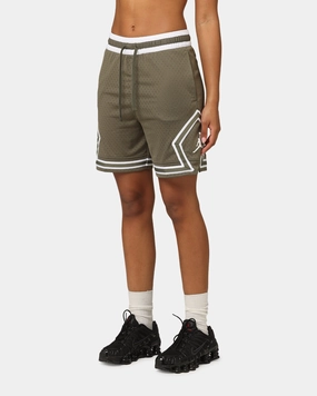 Jordan Dri-FIT Sport Diamond Shorts Medium Olive/White Anti Static Technology