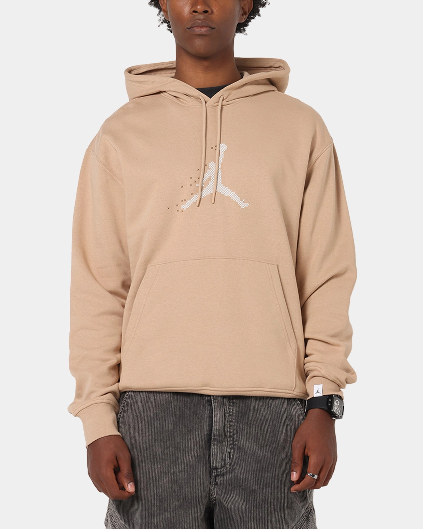 Jordan Essential Fleece Pullover Hoodie Hemp/Sail Vintage Look
