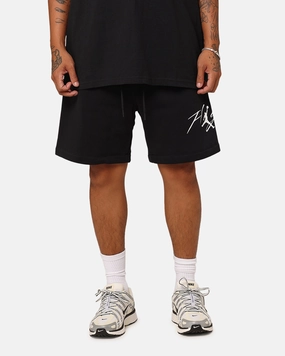 High Durability Blend Chic Comfort Jordan Essentials Brooklyn Fleece Harbour Shorts Black/White