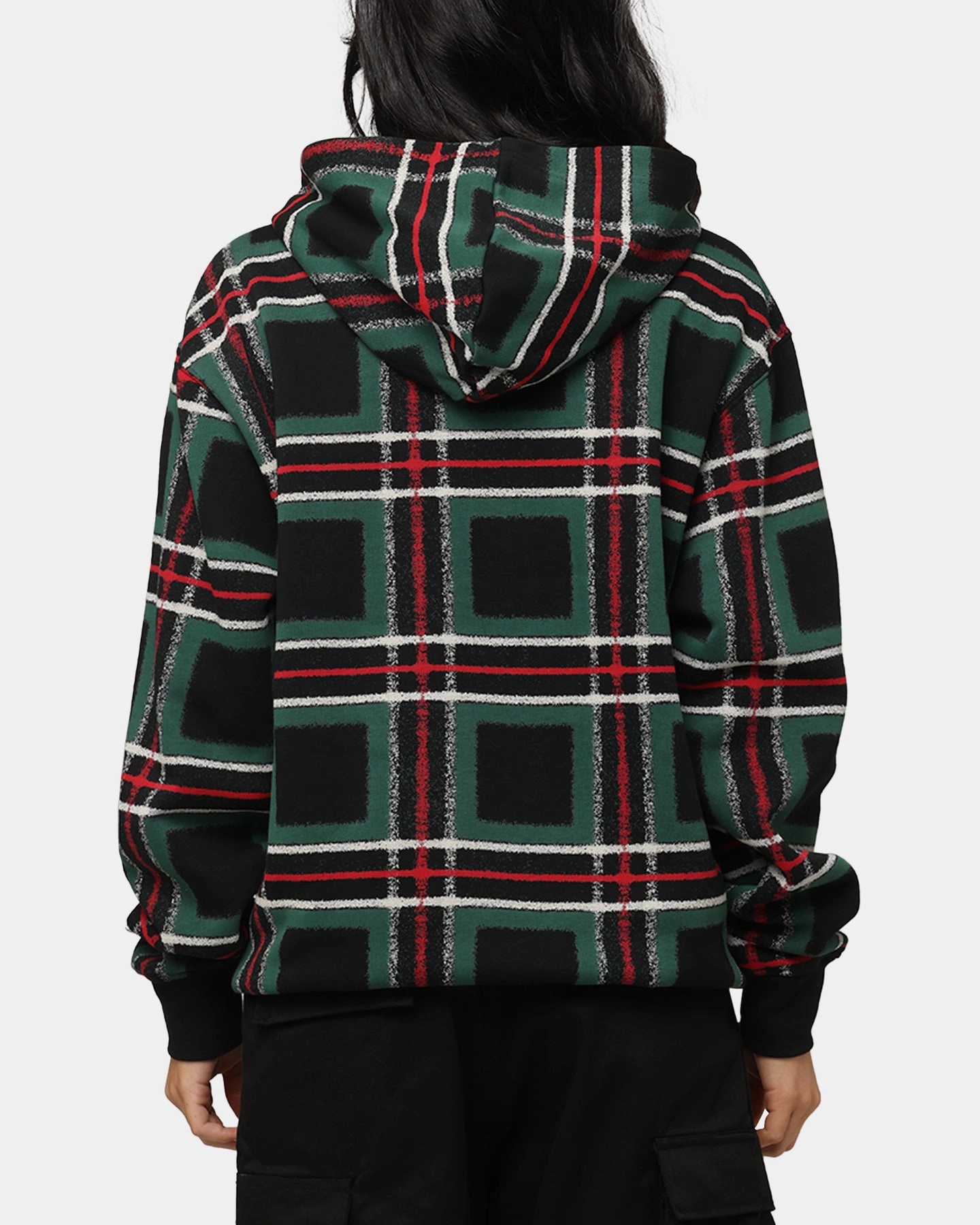 Bonded Seam Technology Fedora Jordan Essentials Holiday Fleece Pullover Hoodie Black/Sail