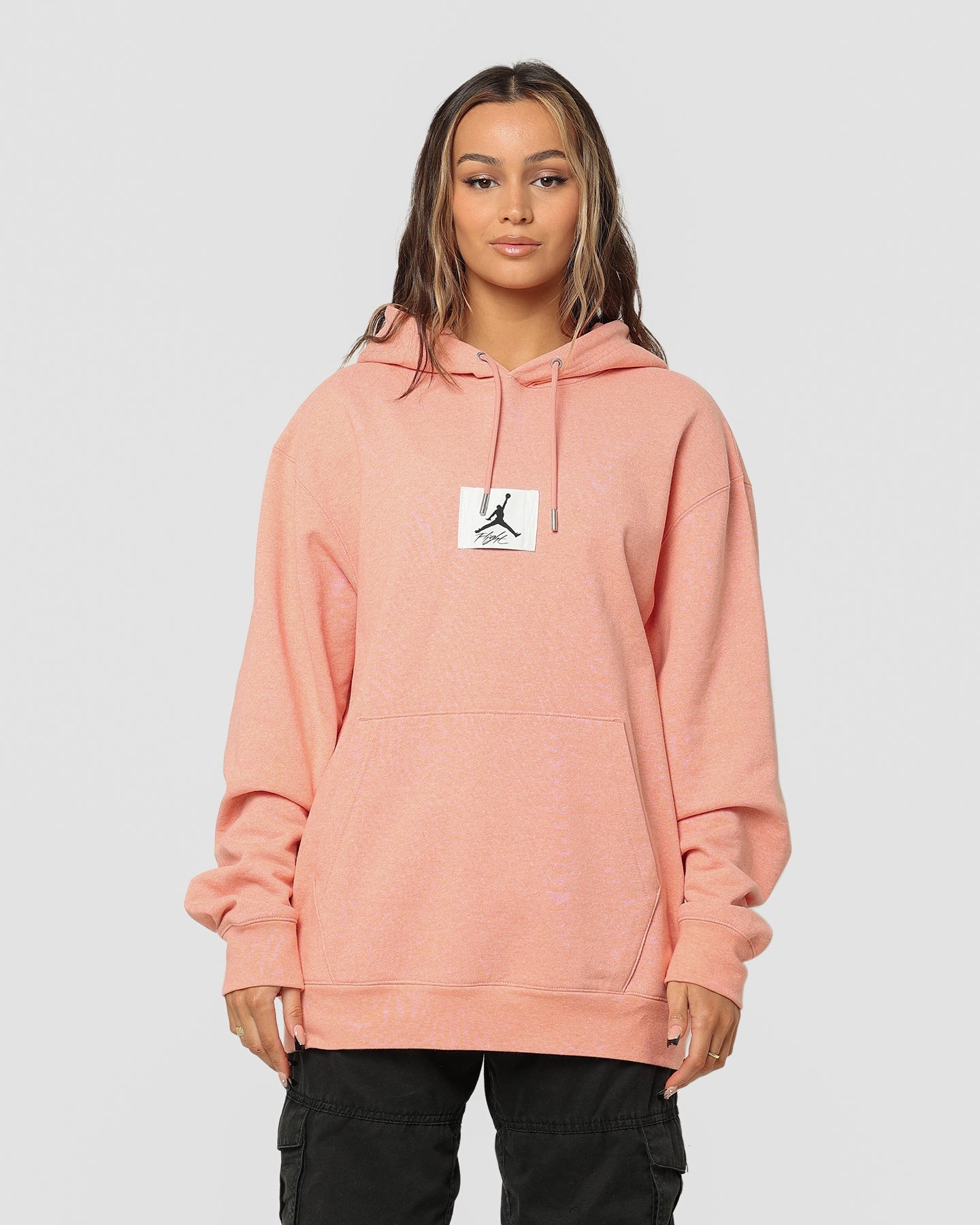 Quilted Lining Serve Jordan Essentials Statement Fleece Hoodie Light Madder Root