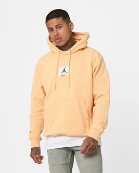 Jordan Essentials Statement Fleece Pullover Hoodie Celestial Gold/Sail Dual Zip Functionality Acknowledge