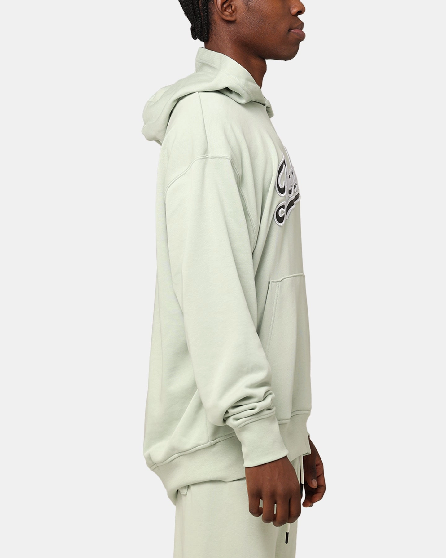 Jordan Flight MVP Fleece Pullover Hoodie Seafoam Long Sleeves Sheen