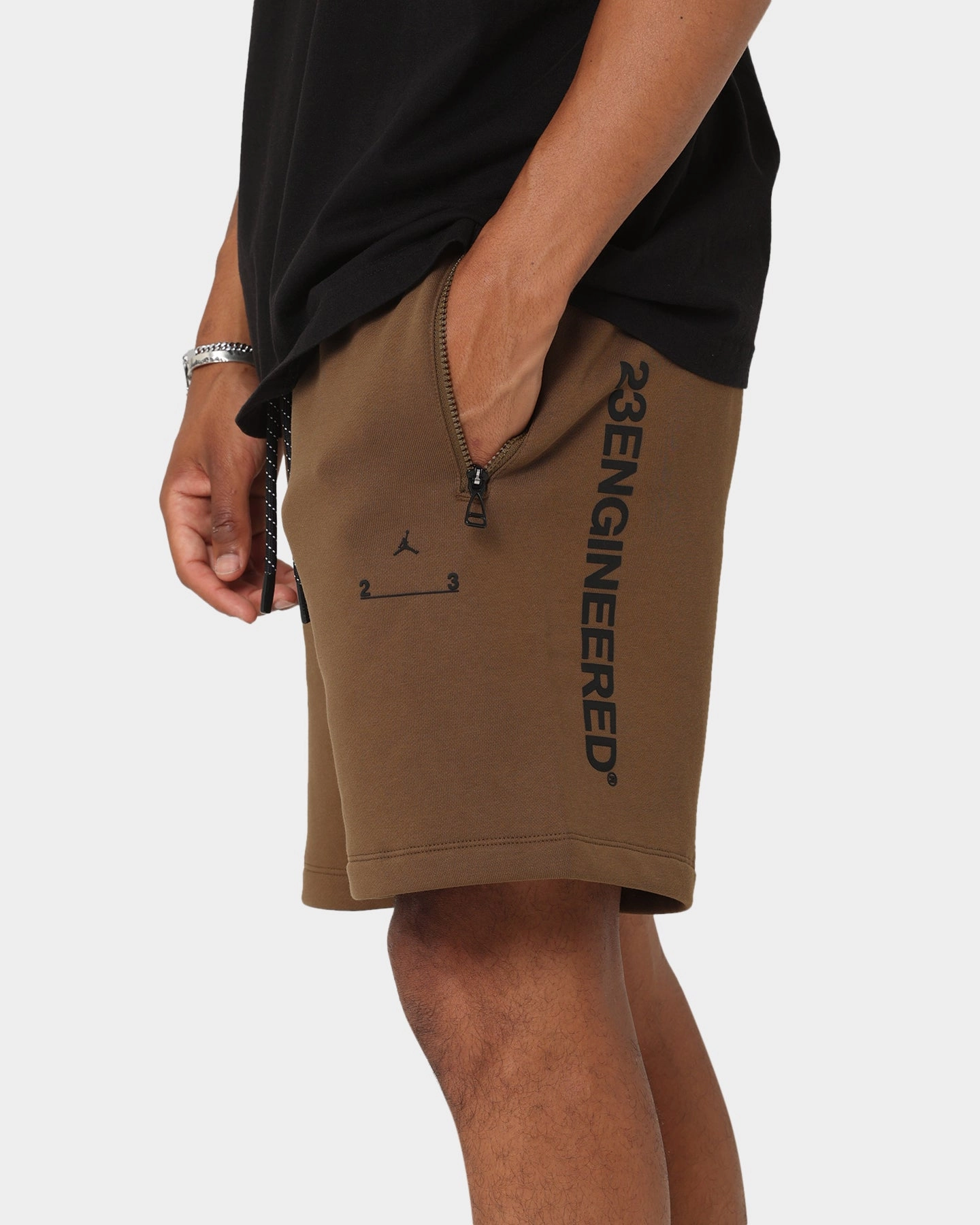Moisture wicking Jordan Jordan 23 Engineered Fleece Shorts Light Olive