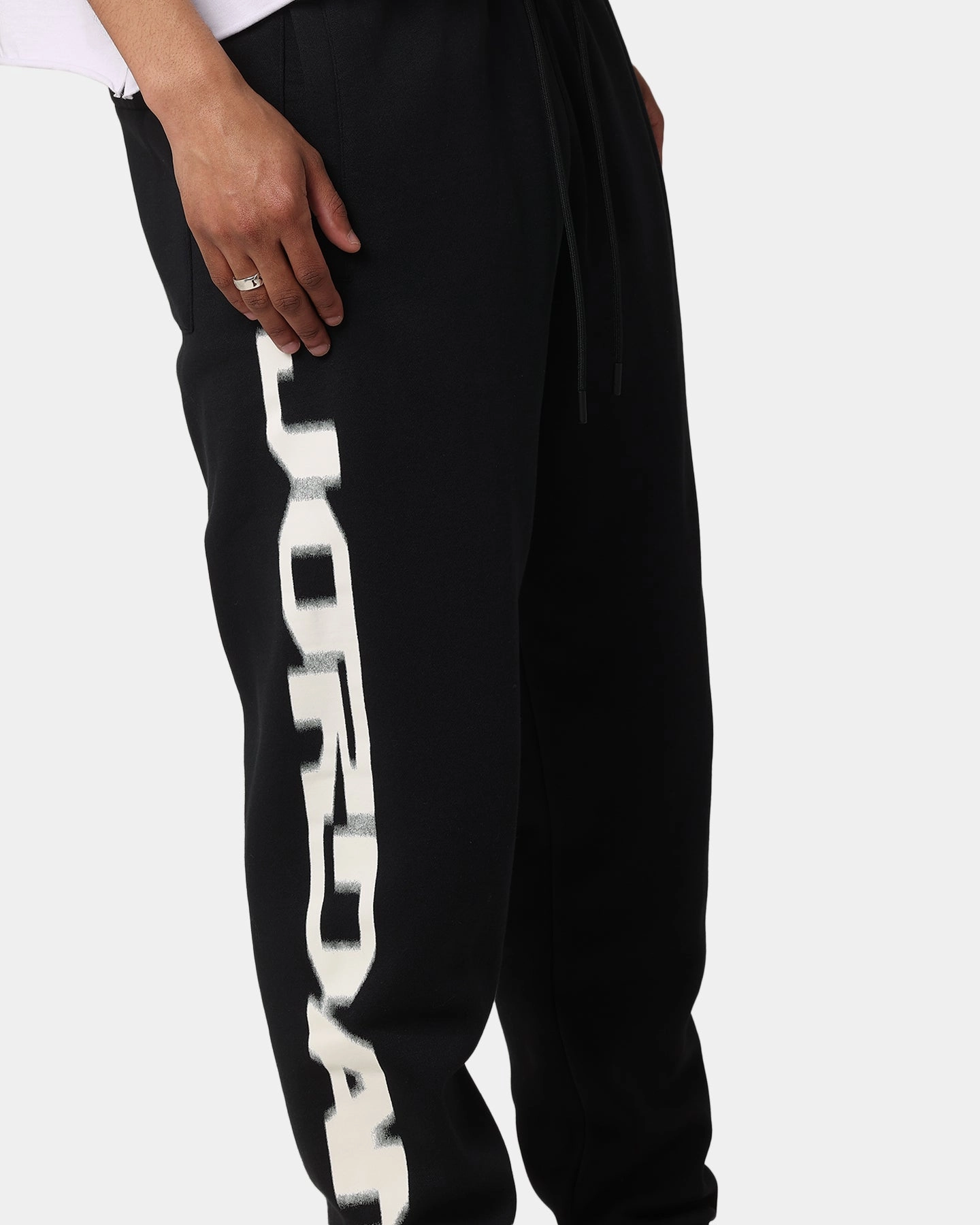 Contoured Panel Design Smart Design Jordan Jumpman MVP Fleece Pants Black/Iron Grey