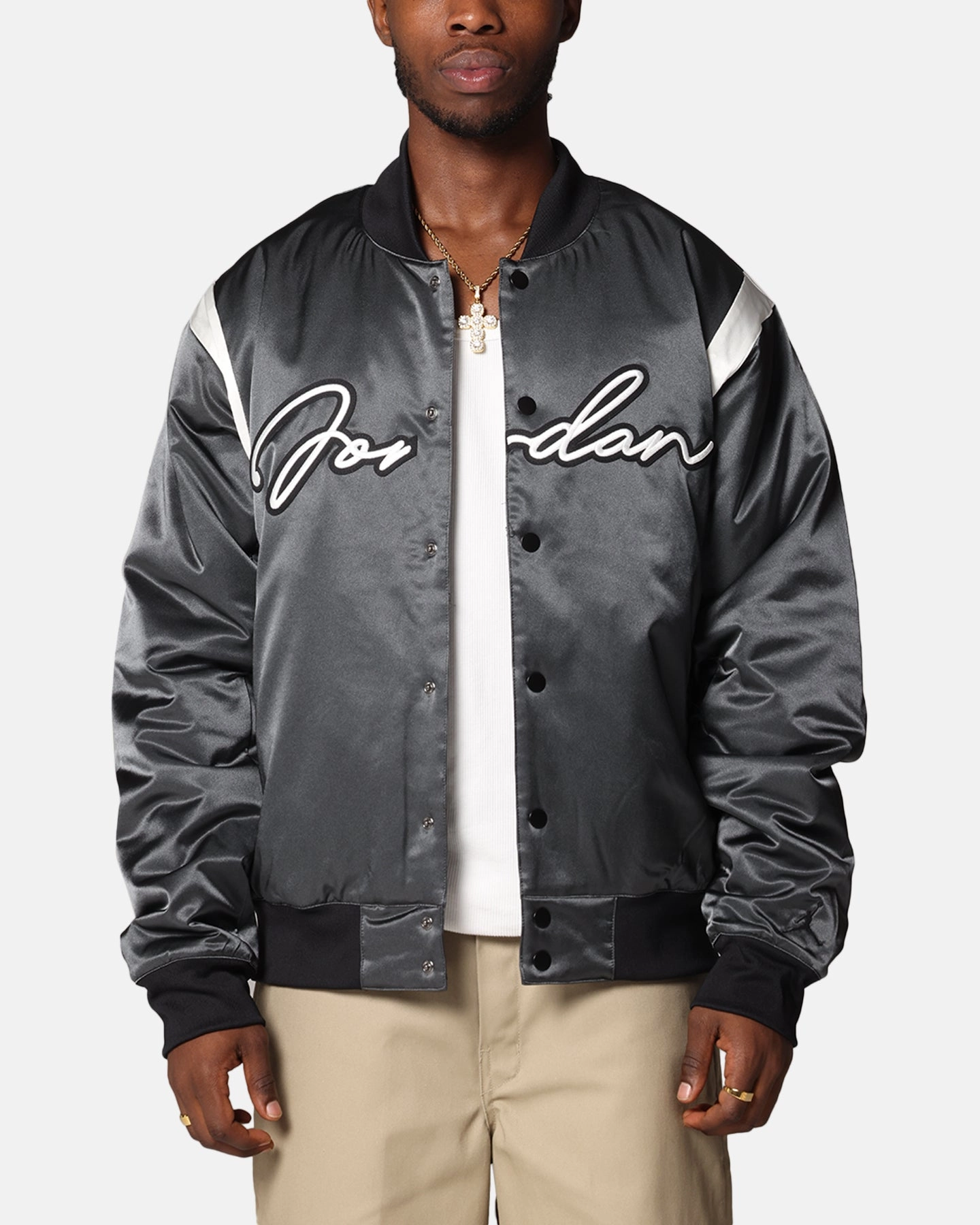 Winter Ready Jordan Jumpman MVP Varsity Jacket Off Noir/Sail