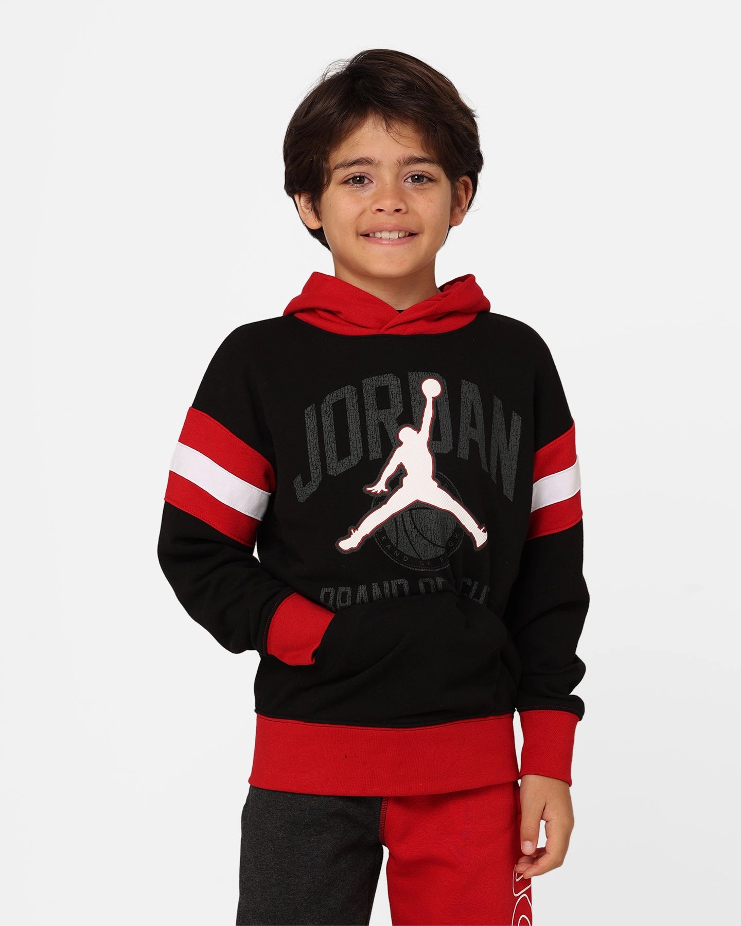 Jordan Kids' Gym 23 Pullover Hoodie Black Anti Static Finish