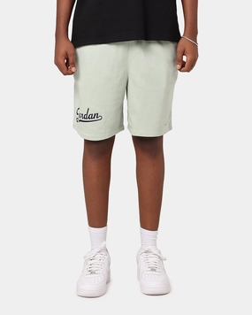 No Ride Up Design Comfort Cushion Jordan MVP Flight Fleece Short Seafoam/Black