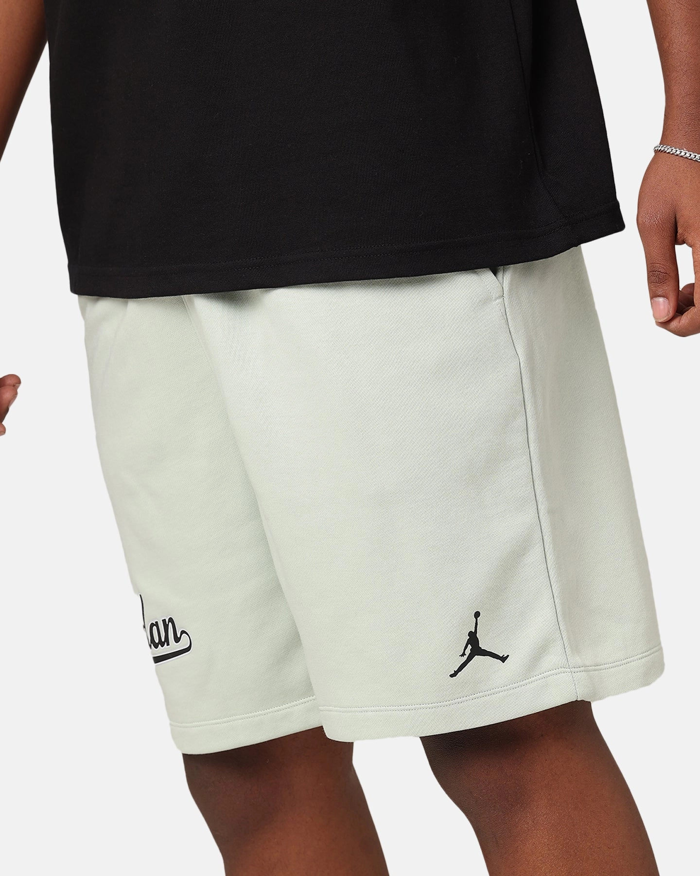 Jordan MVP Flight Fleece Short Seafoam/Black cool tones