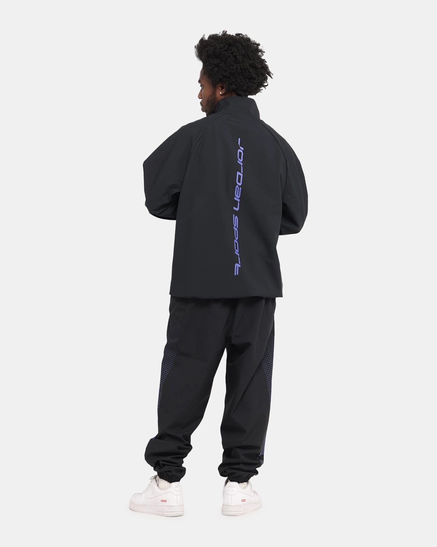 Jordan Sport Jam Sport Warm-Up Jacket Black/Purple Speak