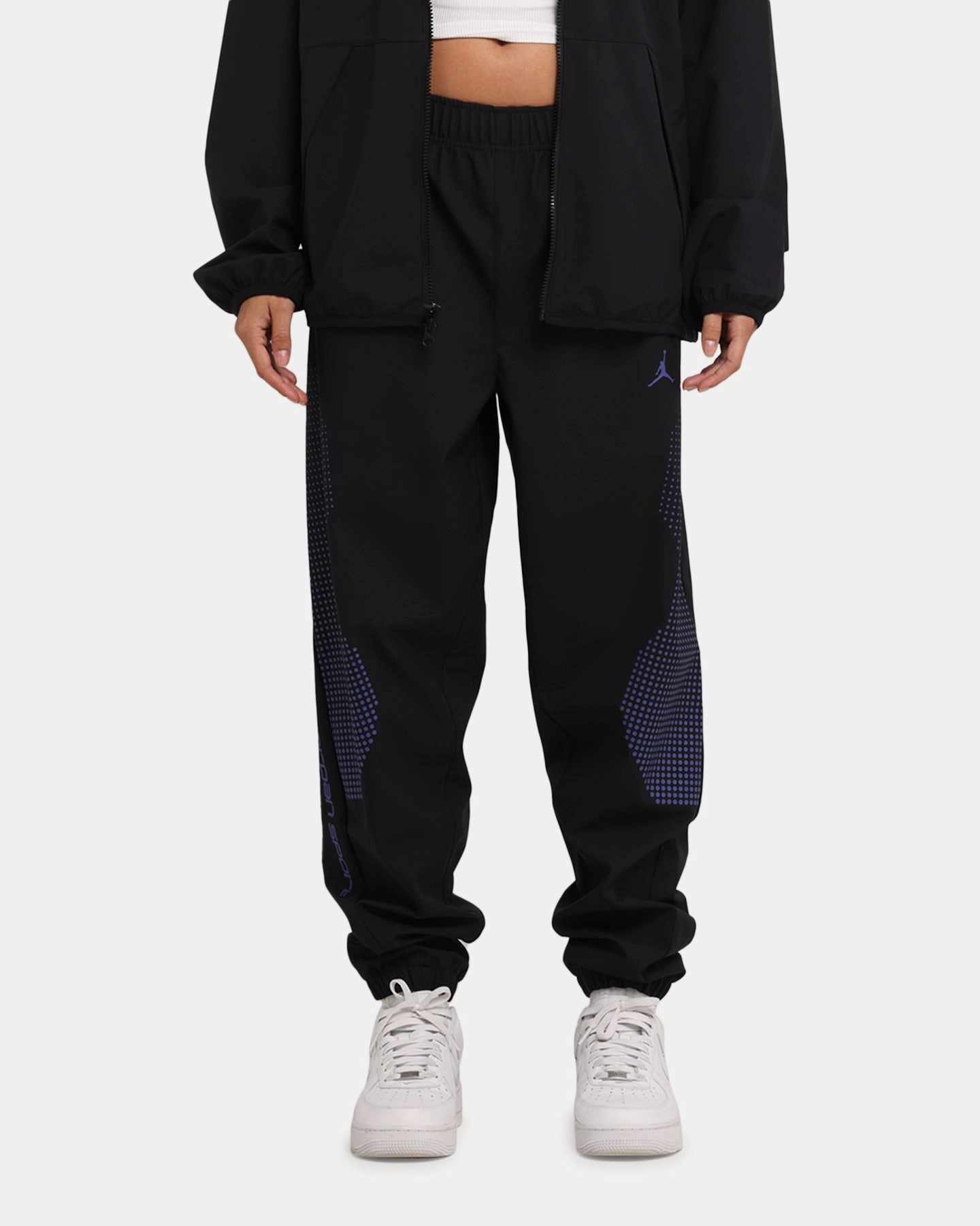 Jordan Sport Jam Warm-Up Pants Black/Purple Flexible Knee Panels