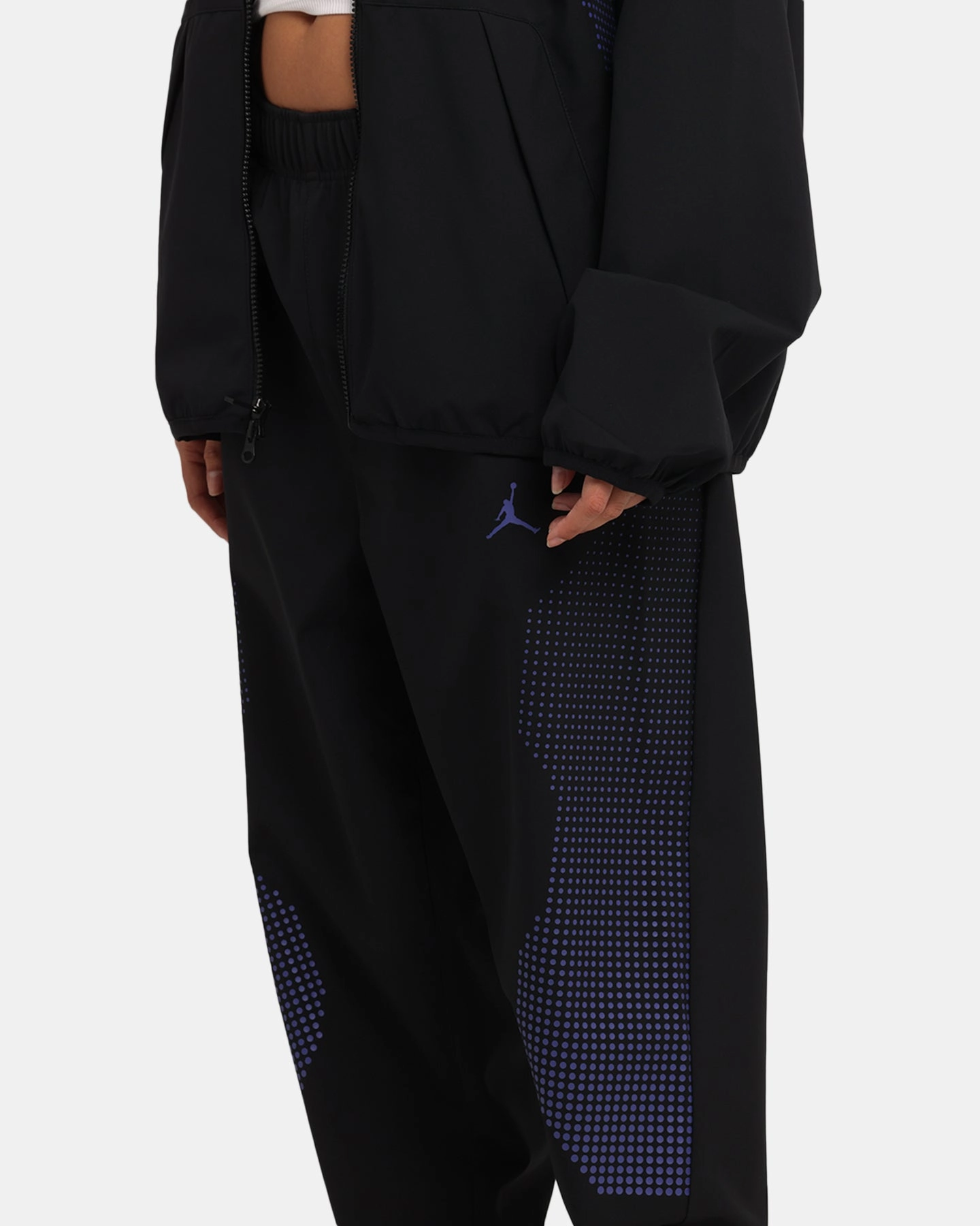 Classic Look Jordan Sport Jam Warm-Up Pants Black/Purple