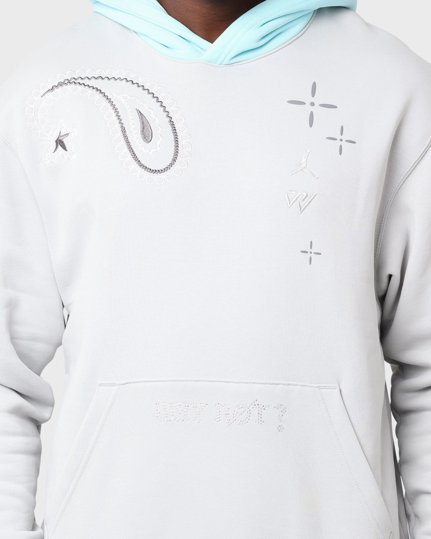 Jordan Westbrook Pullover Hoodie Grey Fog/Copa Round-neck