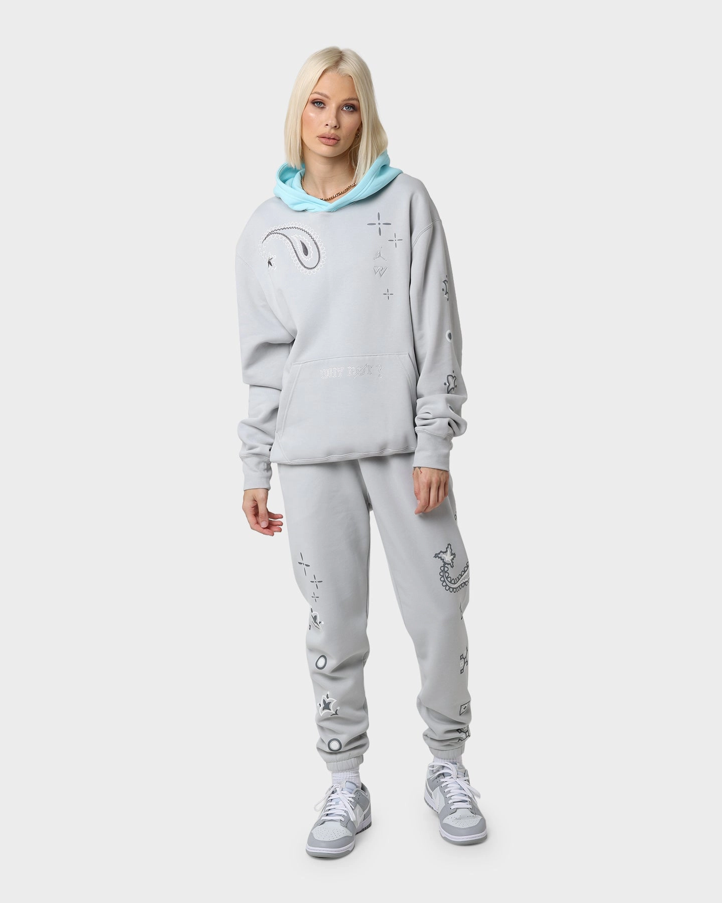 Jordan Westbrook Pullover Hoodie Grey Fog/Copa cloudy
