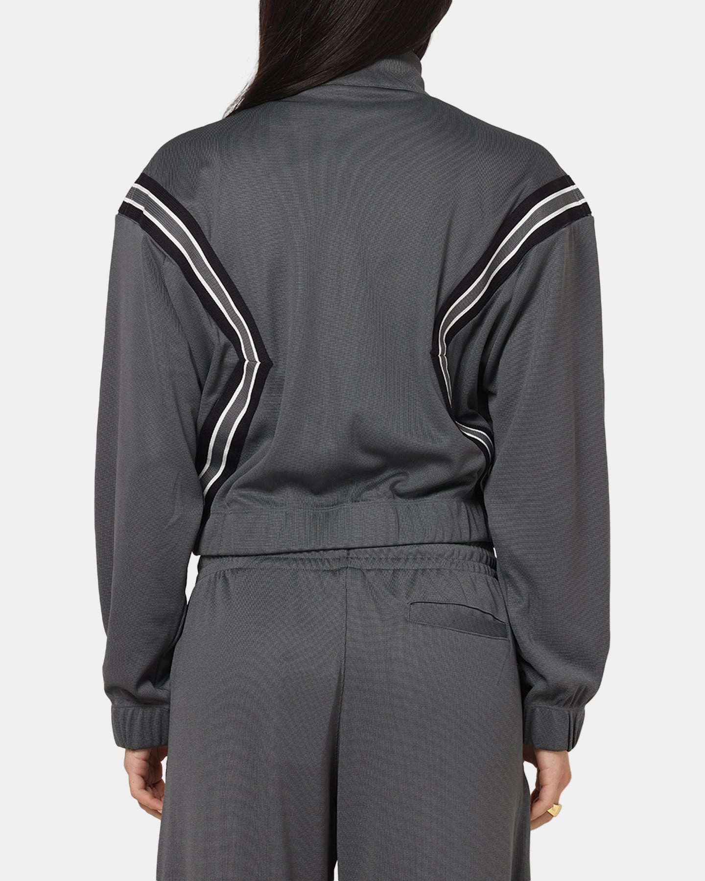 Casual Outdoor Layer Elastic Jordan Women's Brooklyn Full-Zip Track Jacket Iron Grey